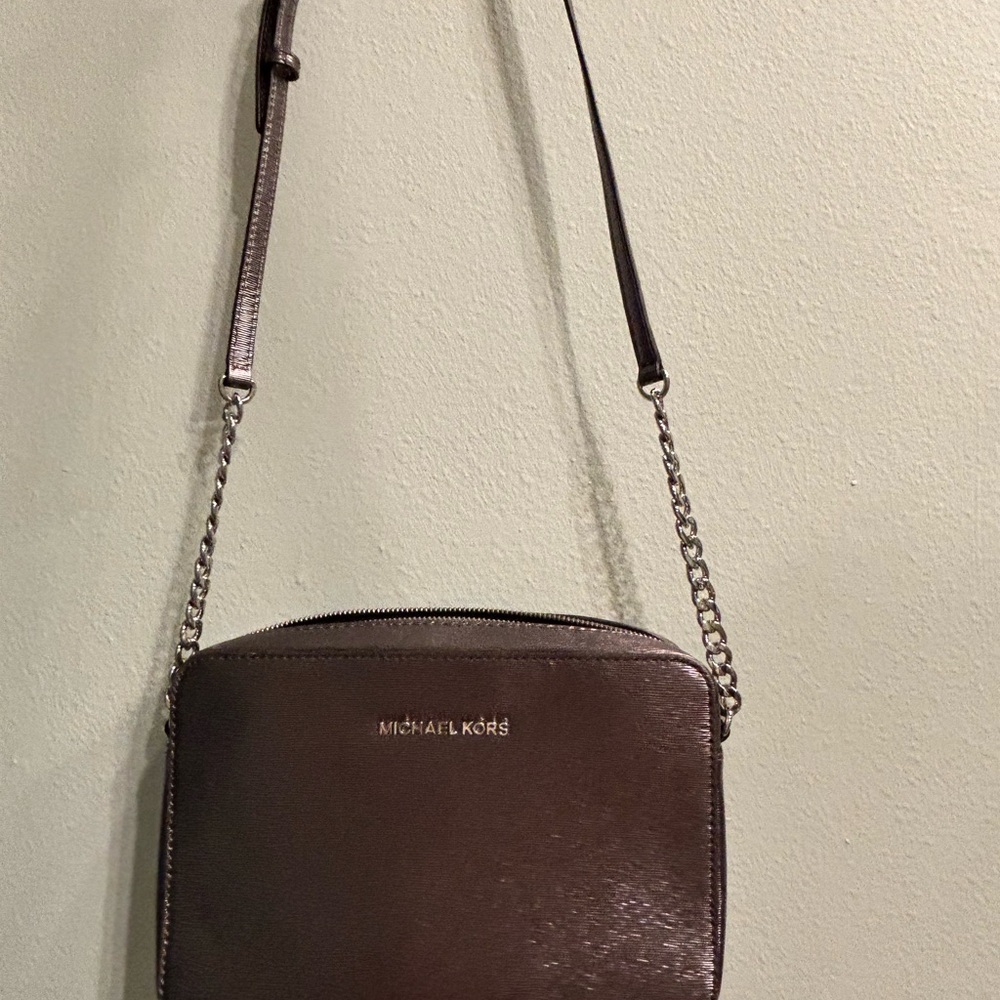 Michael Kors Dark Brown Crossbody Bag